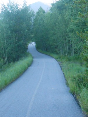 The path around the lake. July 2015